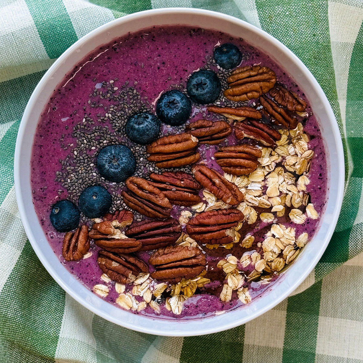 Spiced Blueberry Smoothie Bowl