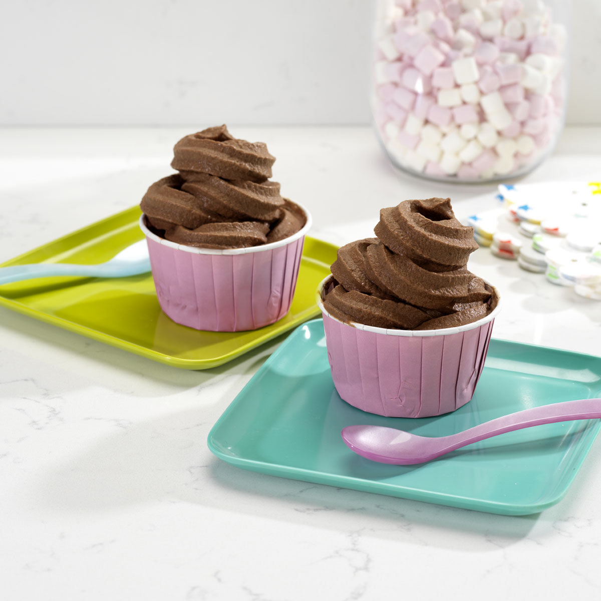 Dairy Free Cocoa Soft Serve Ice Cream